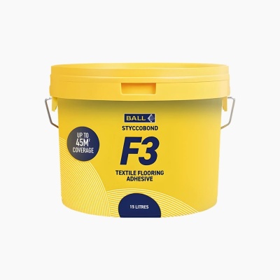 F Ball & Co F3 Carpet Adhesive (15ltr Tub)