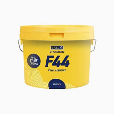 F Ball & Co F44 Vinyl & Flotex Adhesive (15ltr Tub)