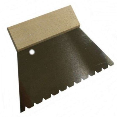 Notched Wood Floor Adhesive Spreader - 6mm (B11 Size)