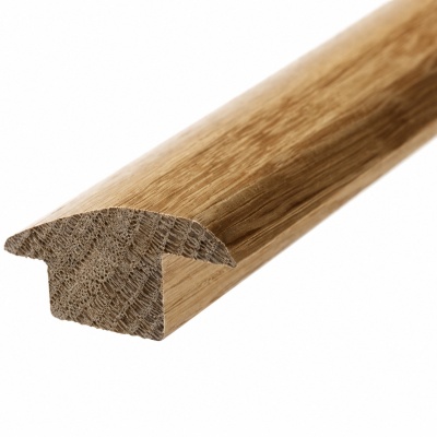 Solid Oak Carpet & Tile Reducer 15mm Premium Quality (1.10m Long)