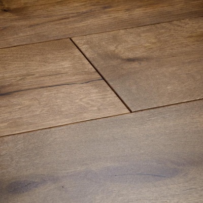 Woodpecker Chepstow Rustic Oak - Planed Cocoa, Antique & Planed Grey - 189mm wide