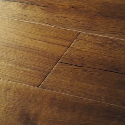 Woodpecker Berkeley Rustic Oak Flooring - 190mm Wide - Smoked Oak (Oiled)
