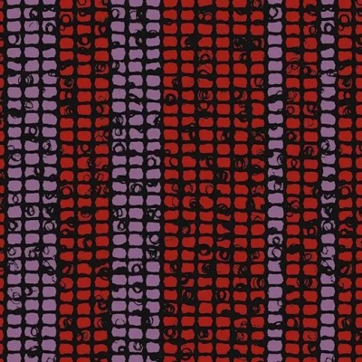 Flotex Inspired by Tibor Reich - Mosaic - Raspberry Stripe