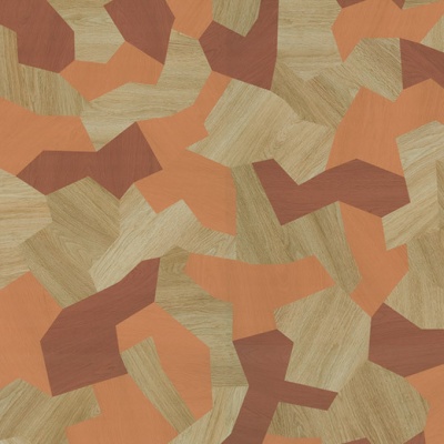 Sarlon Wood Vinyl - Terracotta Shaped Wood