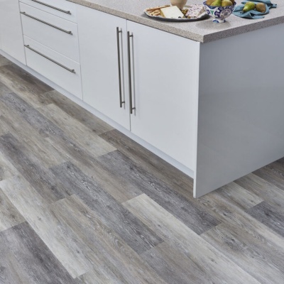 Signature Rustic Wood LVT - 0.30mm Wear Layer by Remland - Weathered Grey Oak
