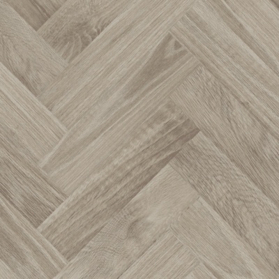Signature Rustic Wood Herringbone LVT - 0.30mm Wear Layer by Remland - Silver Herringbone