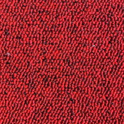 JHS Glastonbury Plain & Stripe Commercial Carpet Tiles - Red