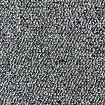 JHS Glastonbury Plain & Stripe Commercial Carpet Tiles - Cast Iron