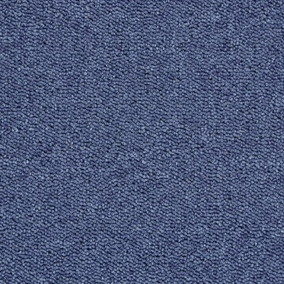 JHS Glastonbury Plain & Stripe Commercial Carpet Tiles - Ocean