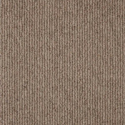 Kingsmead Berber Traditions 100% Pure Wool Loop Carpet - Rib Oak