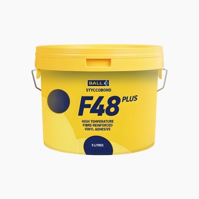 F Ball & Co F48+ High Temperature LVT & Vinyl Adhesive (5ltr Tub)