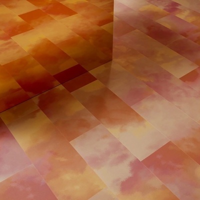 Allura Flex Material Tiles - 75cm x 25cm - Magical Sky