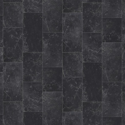 Rhinofloor Warsaw Grey Silver Tile Vinyl