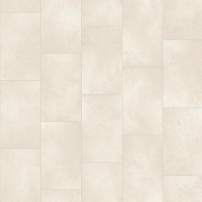 Classic Tile Vinyl by Remland - White Mottled Tile