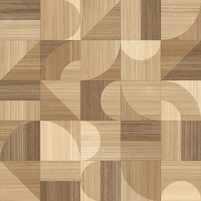 Abstract Wood Block Vinyl by Remland