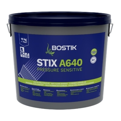 Bostik STIX A640 Premium Pressure Sensitive Vinyl Adhesive (15kg Tub)