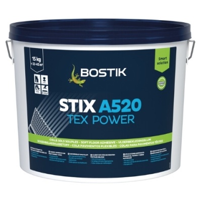 Bostik STIX A520 Premium Tex Power Carpet Adhesive (15kg tub)