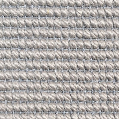 Lewis Abbott Designer Rib 100% Wool Carpet - Smooth Flint