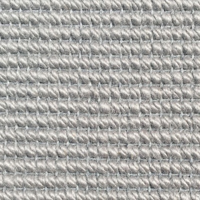 Lewis Abbott Designer Rib 100% Wool Carpet - Warm Pewter