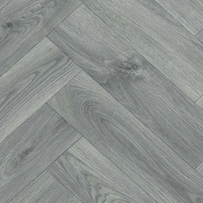 Furlong Flooring Essential Grey Herringbone Vinyl