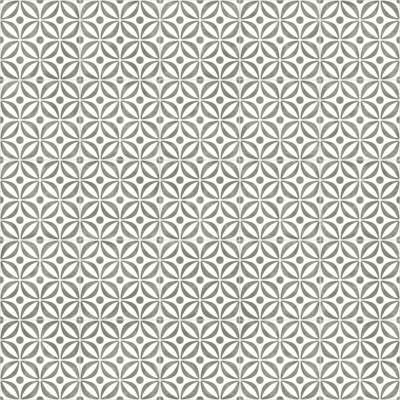 Spring Ceramic Tile Vinyl by Remland - Spring Grey