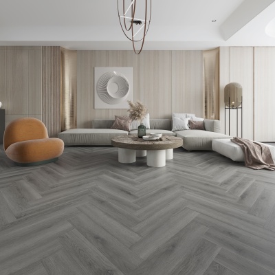 Alva Herringbone LVT - Millenium Oak