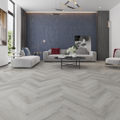 Alva Herringbone LVT - Havana Grey Oak