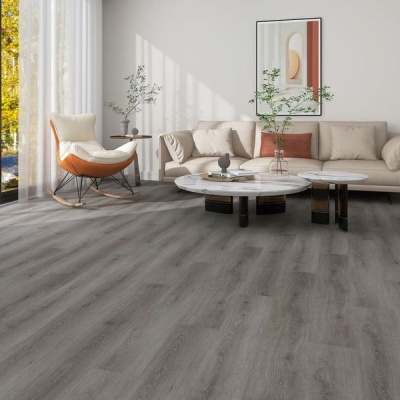Alva Luxury Wood Plank LVT - 0.55mm Wear Layer - Hickory Grey Oak