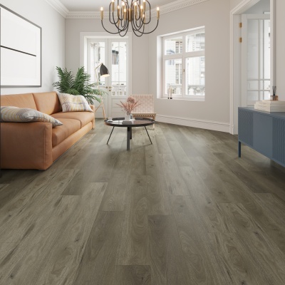 Alva Luxury Wood Plank LVT - 0.55mm Wear Layer - French Grey