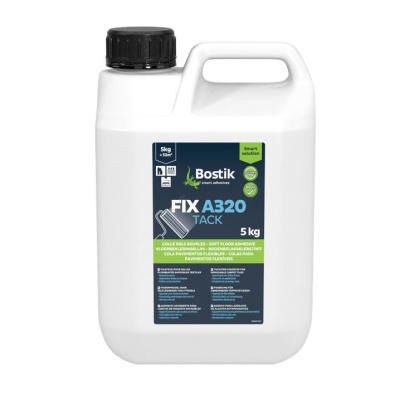 Bostik FIX A320 Carpet Tile Tackifier Adhesive (5kg Polyjerry)