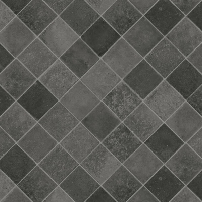 Tarkett Texstar Cottage Stone Tile Vinyl - Cottage Stone Black