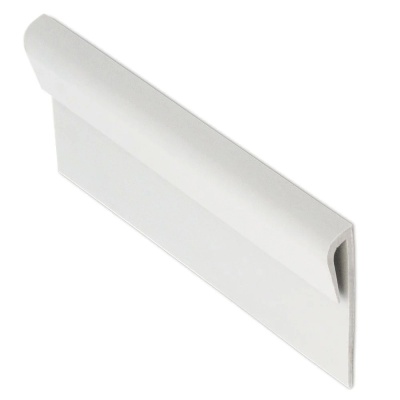 Gemini PVC Capping Strip 2m Lengths (Black, Grey or White) - White