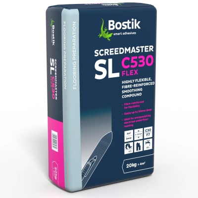 Bostik Screedmaster SL C530 Flex (20KG Powder) + FREE MIXING BUCKET