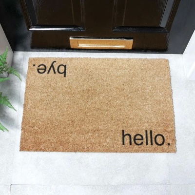 Hello, Bye Doormat (60cm x 40cm)