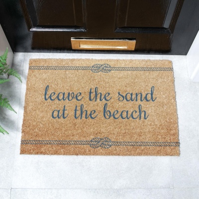 Leave The Sand At The Beach Doormat (60cm x 40cm)