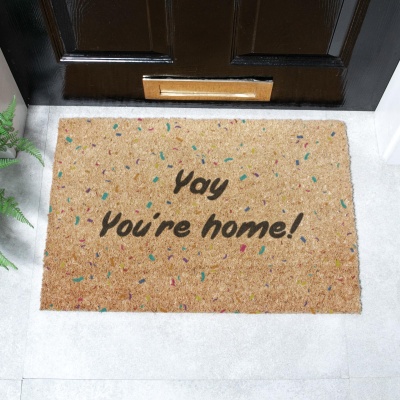 Yay You’re Home Doormat (60cm x 40cm)