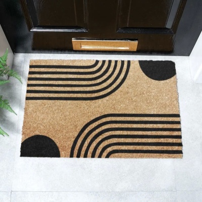 Abstract Lines Doormat (60cm x 40cm)