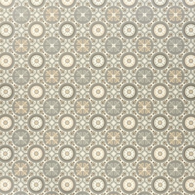 Antique Victorian Tile Vinyl by Remland