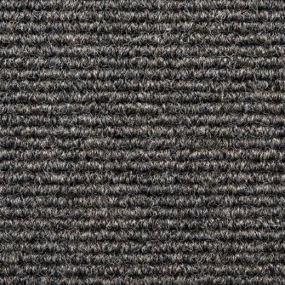 Heckmondwike Broadrib Commercial Carpet Tiles (50cm x 50cm) - Flint