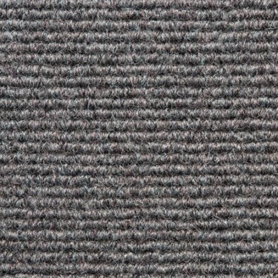 Heckmondwike Broadrib Commercial Carpet Tiles (50cm x 50cm) - Kingston Grey