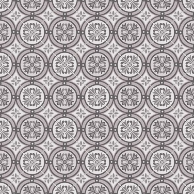 Moroccan Motif Tile Vinyl by Remland