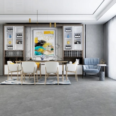 Alva Luxury Stone Tile LVT - 0.55mm Wear Layer - Quartz Grey