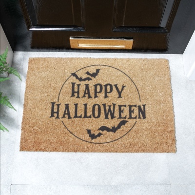 Happy Halloween Coir Doormat (60cm x 40cm)