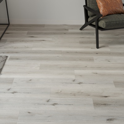 Superior Wood Rigid Core SPC Click LVT 6.5mm - Built In Underlay by Remland - Antique Light Grey Oak