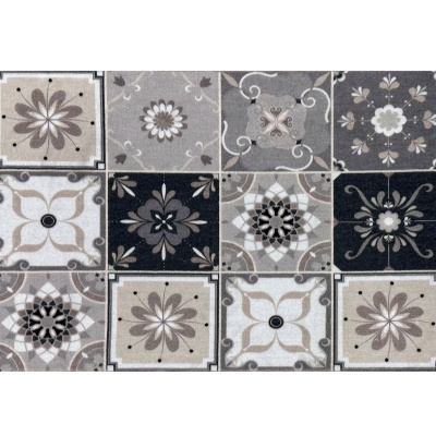 Stone Victorian Washable Eco-Friendly Door Mat (75cm x 50cm)