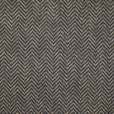 Chevron Wilton Carpet by Remland - Blue Berber Chevron