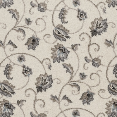Vintage Floral Carpet by Remland - Elderflower