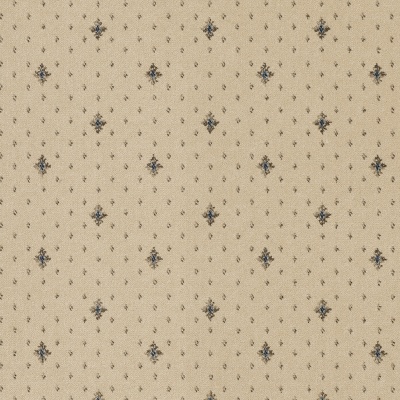 Fleur De Lis Wilton Carpet by Remland - Cream