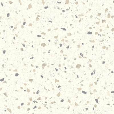 Large Neutral Terrazzo Vinyl by Remland