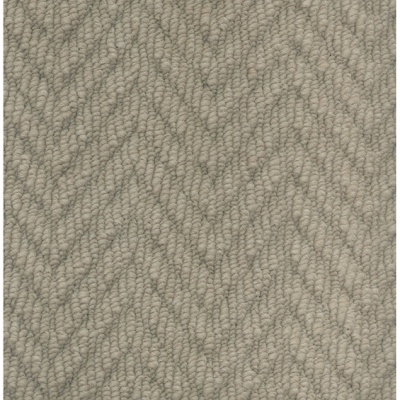 Chevron Loop Carpet by Remland - Biscuit Beige Chevron